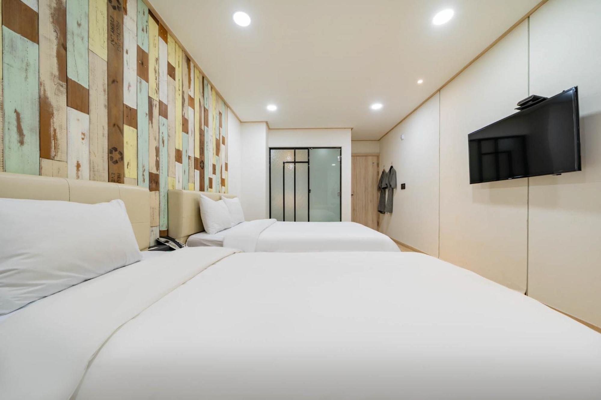 Gangneung Gyeongpodae Hotel Cube Eksteriør billede